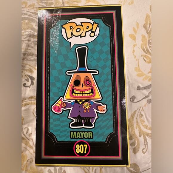 NIB Funko Pop! Disney Nightmare Before Christmas Mayor 807 figure - Picture 4 of 6